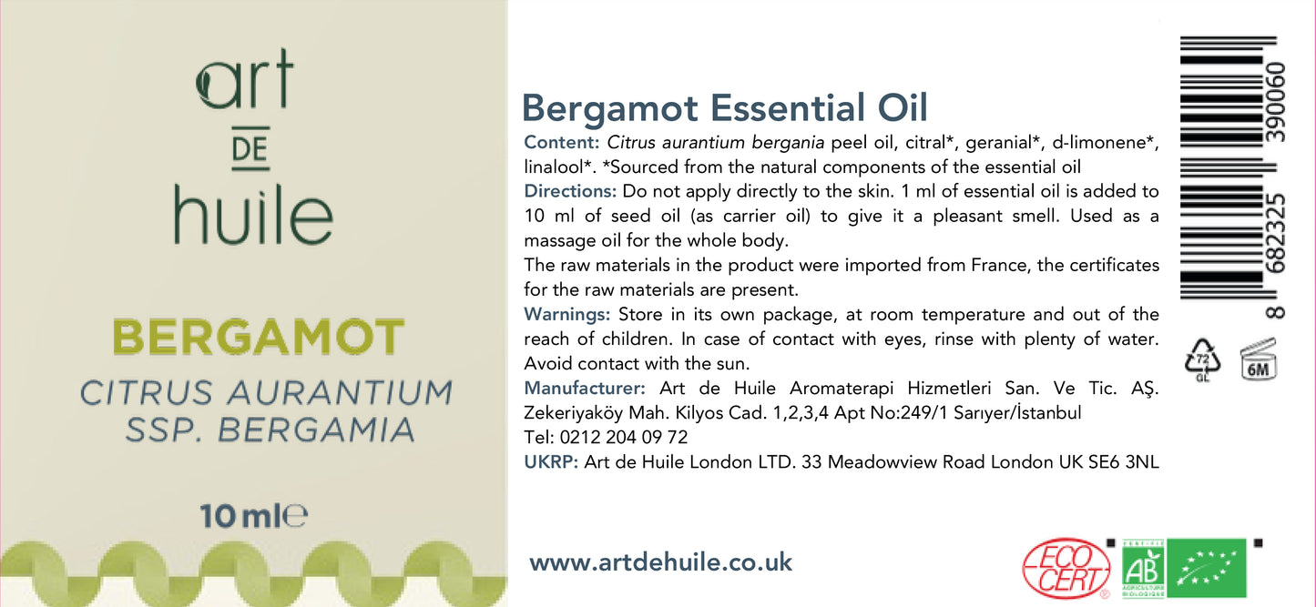 Bergamot Essential Oil 10 ml