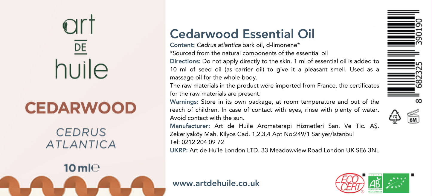 Cedarwood Essential Oil 10 ml