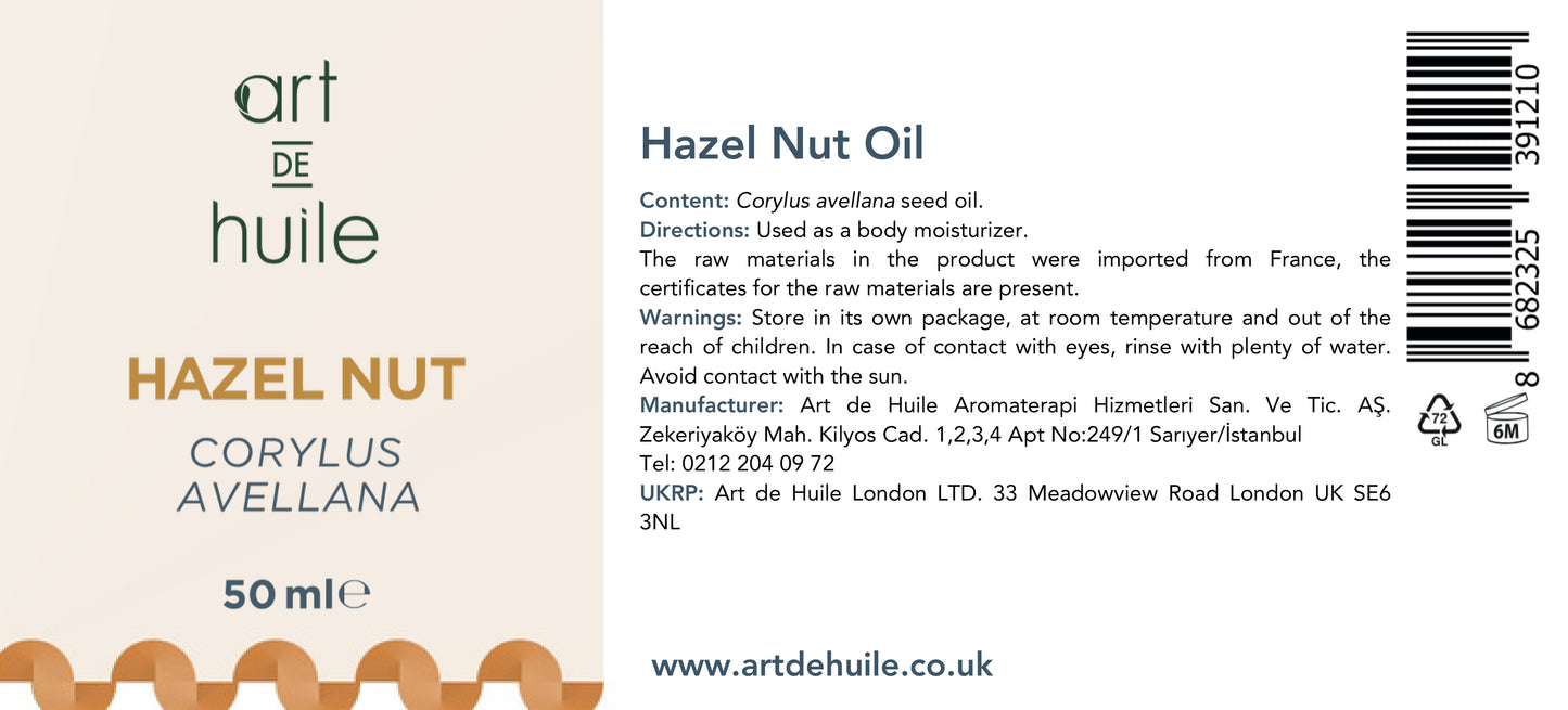 Hazelnut Oil 50 ml