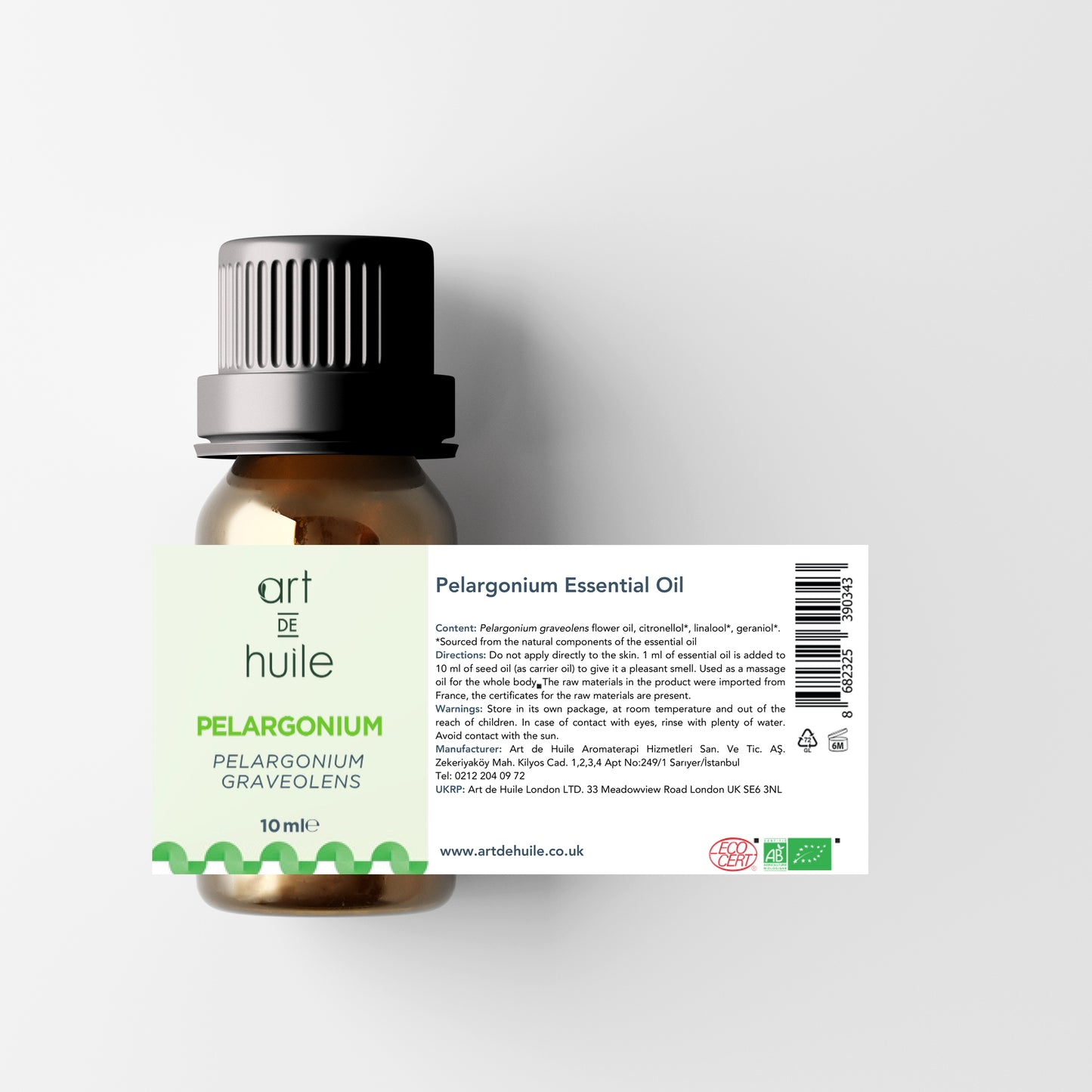 Pelargonium (Geranium) Essential Oil 10 ml