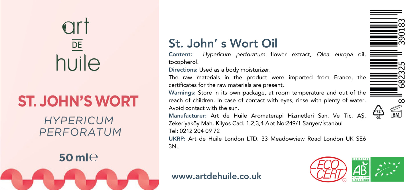 St. John's Wort (Hypericum) Oil 50 ml