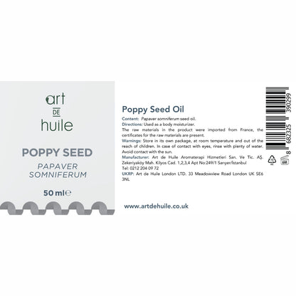 Poppy Seed - Nourishing & Soothing Skin Oil 50 ml