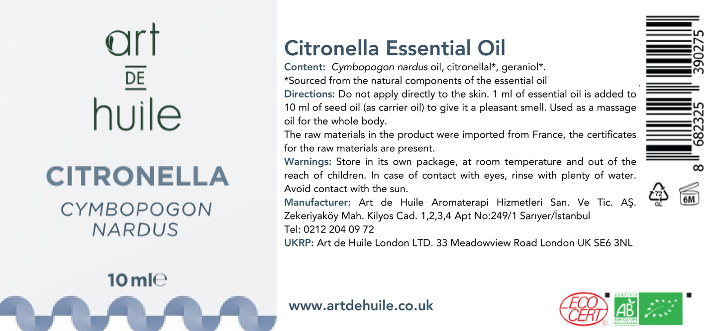Citronella Essential Oil 10 ml