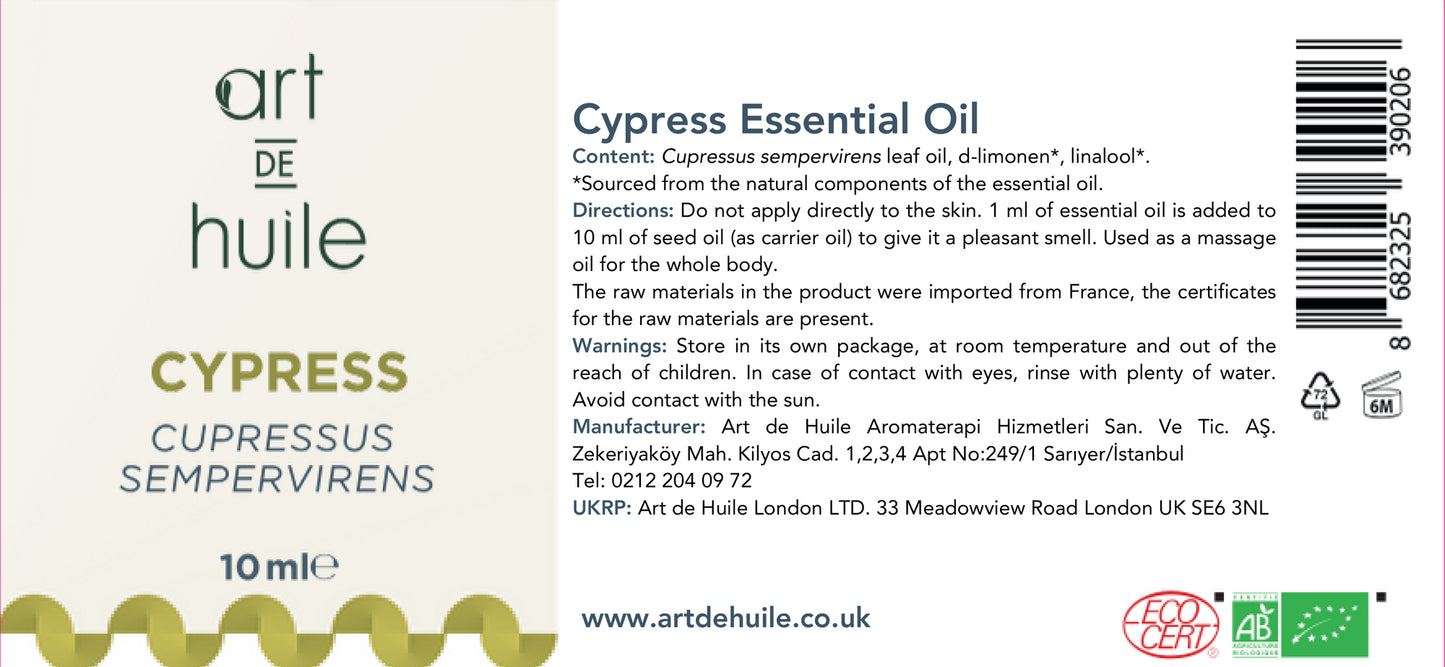 Cypress Essential Oil 10 ml